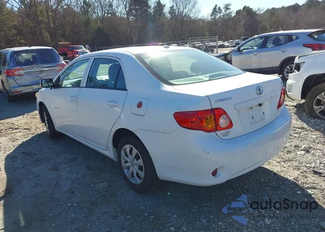 2009 Toyota Corolla Le z USA, uszkodzony, nr VIN 2T1BU40E79C147032